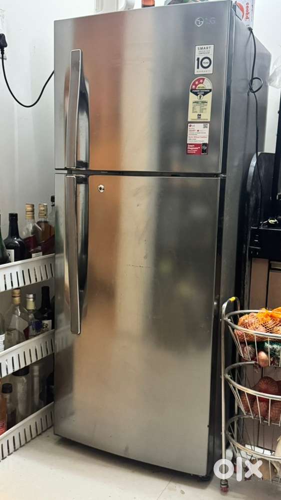 LG Double Door Refrigerator, 260 litres, 3 Star rating.