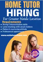 Hiring Home Tutor Teachers in Greater Noida