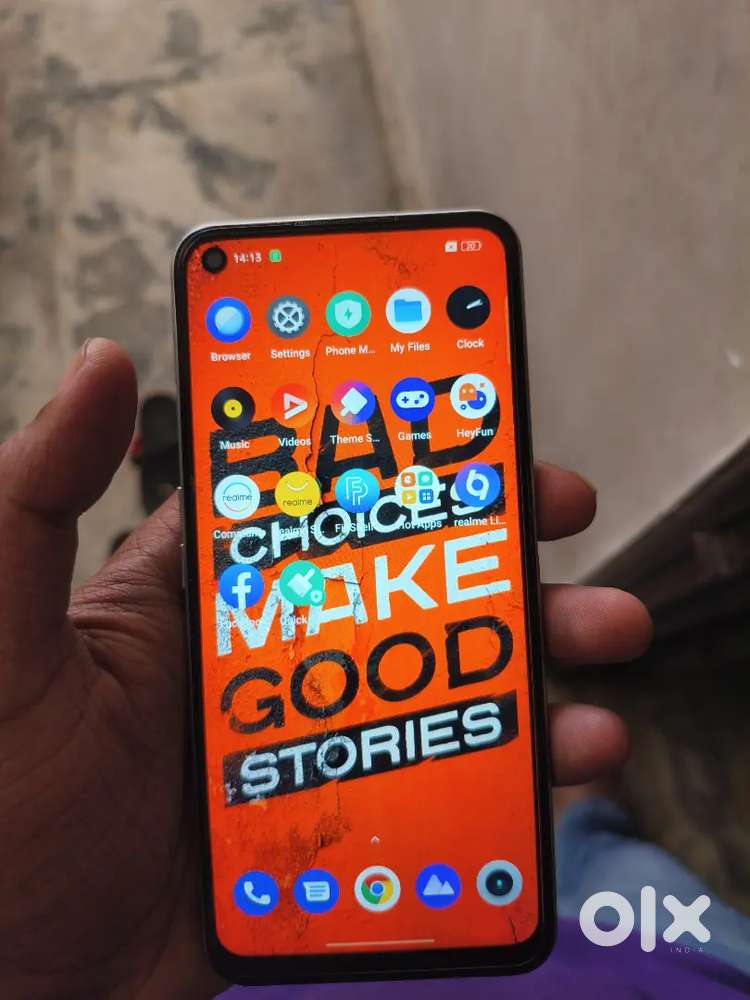 Realme Narzo 30Pro 5G (6+6 Ram 64 Storage)120 ref rate SuperAmoled Dis