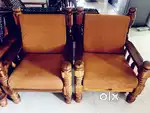 Wooden sofa set