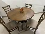 Round Dining with 4 Chairs