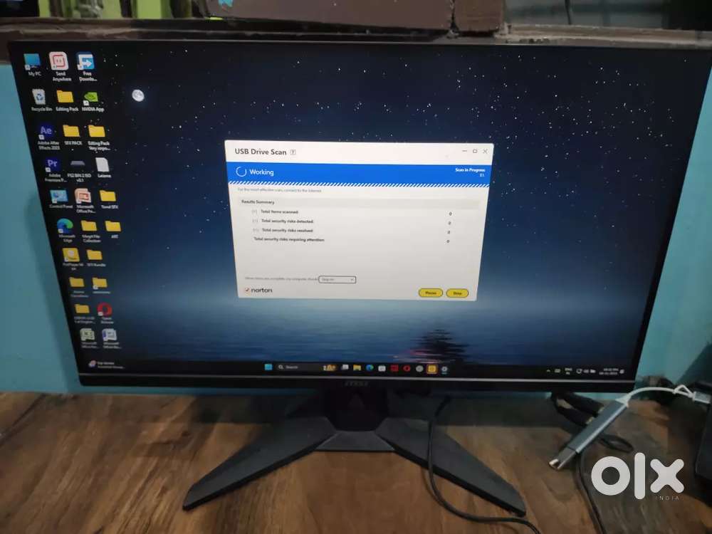 MSI Gaming Monitor And GAMING keyboard mouse For sell