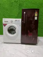 Lg 190ltrs Fridge & LG front load washing machine Perfect Match Combo