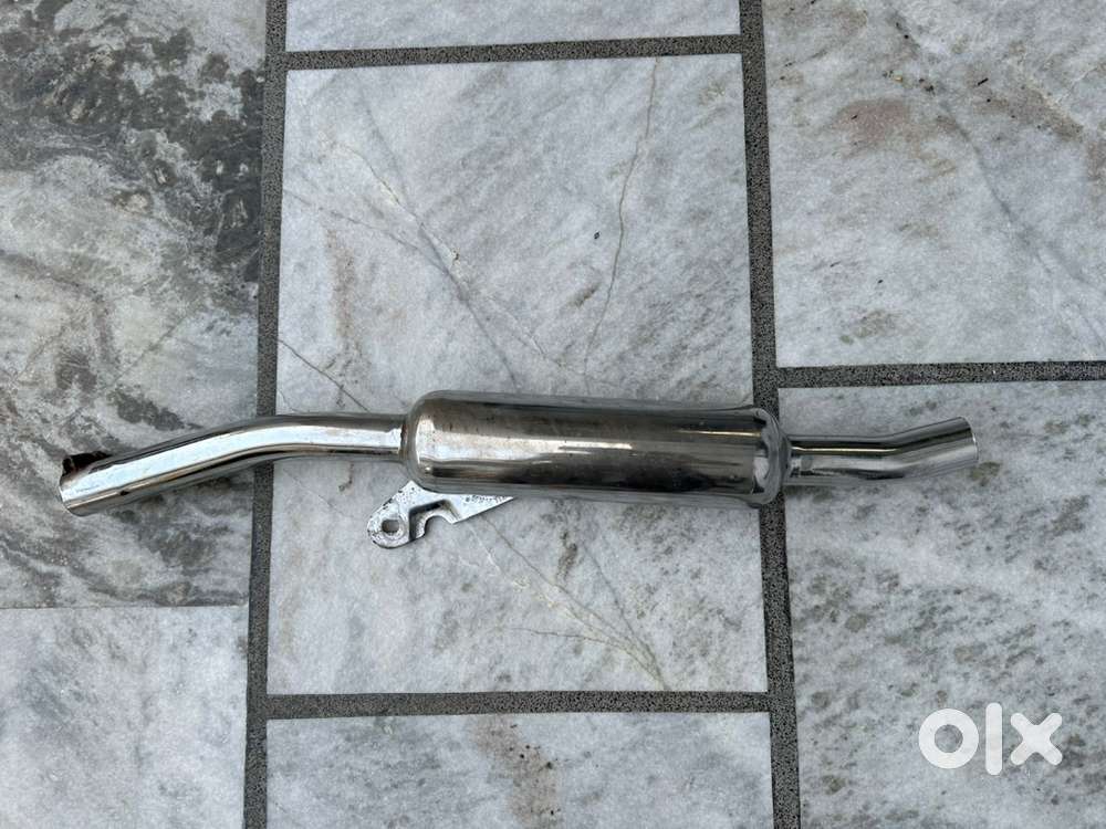 Bullet exhaust chrome finishing