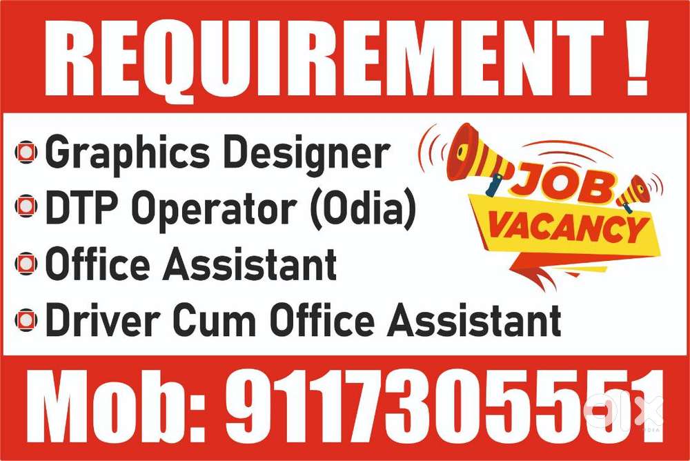 Graphics Designer-DTP Operator-Office Assistant