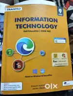 Information technology trackpad code 402 class 9 Orange front cover