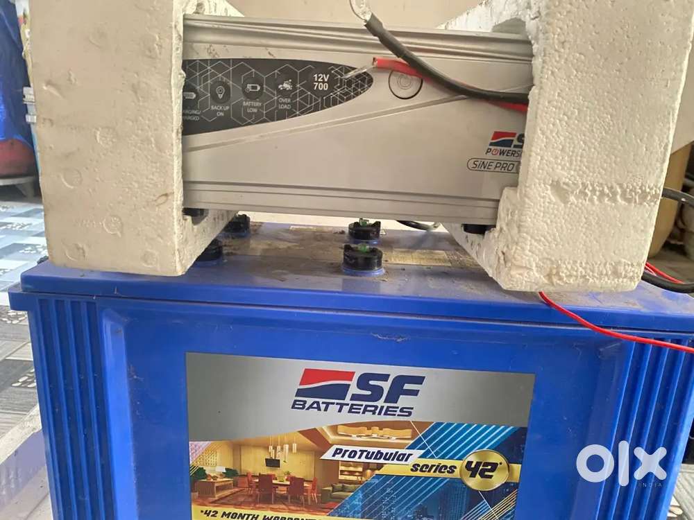 SF Battery(120AH) with Inverter