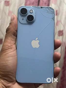 Iphone 14 back galss damage 128 gb battery health 78 %
