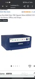 , Luminous inverter 650 watt