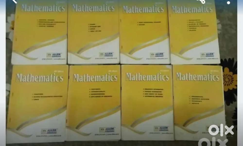 ALLEN KOTA JEE MAINS complete Module of Physics ChemistryMaths(11 +12)