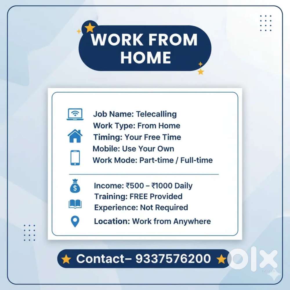Work from home part time