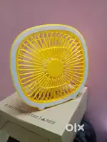 New rechargeable fan with light (New)