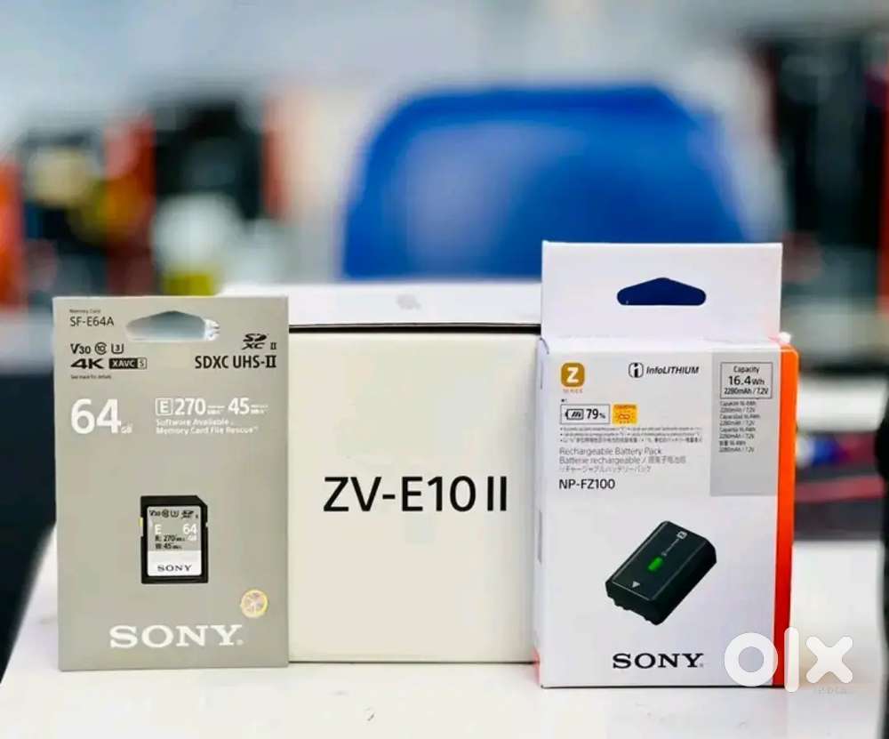 Sony ZV-E10 II Mirrorless Digital Cameras with kit lens used