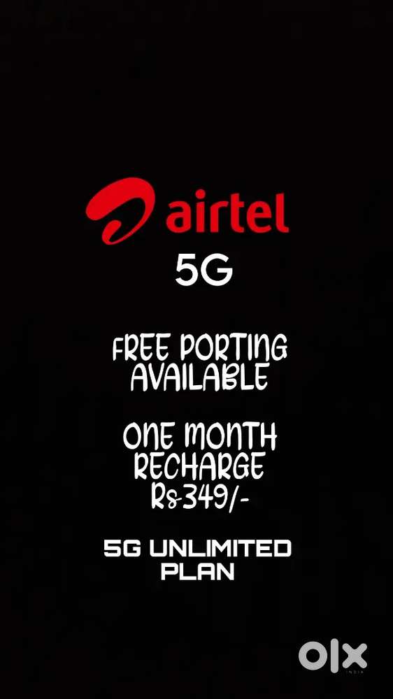 AIRTEL FREE  PORTING AVAILABLE