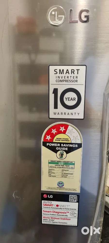 LG double door fridge and Wirlpool Microwave