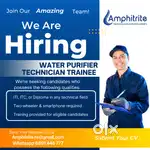 WE'RE HIRING – Water Purifier Technician Trainee
