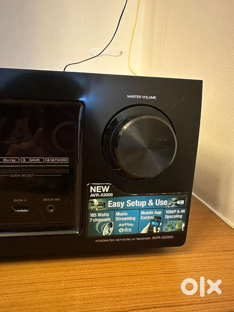 Denon AVR x2000 7.1 Channel Powerful Sound 95W per channel peak 145W