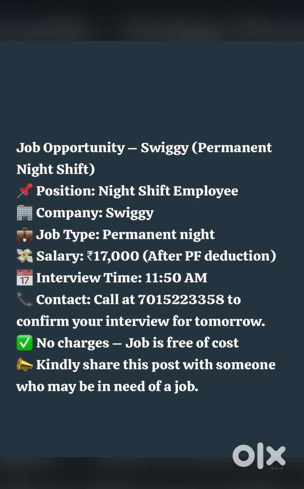 free off cost jobs