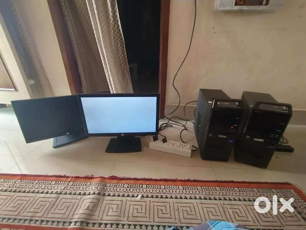 Computer monitor and CPU