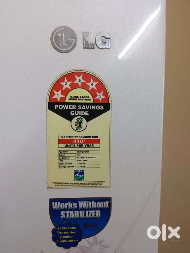 Lg 350 lt fridge