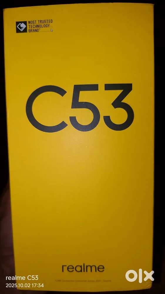 Realme mobile all new condition