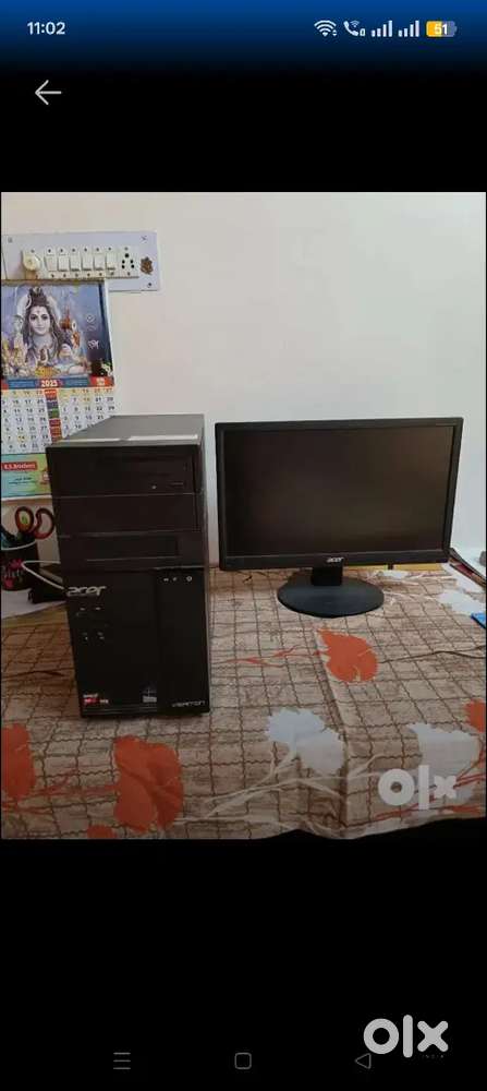 Acer moniter and CPU