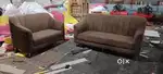 3+2 sofa brown colour