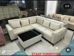 STRIPES MODAL L SHAPE SOFAS BEST DESIGN IN STARF FURNITURE