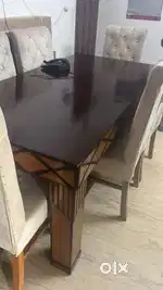 6 Chairs Dining Table For Sale