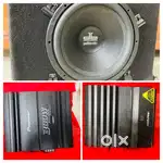 Car Audio: Polk Audio 12  Car Subwoofer, Alpine Mono Channel Amp, Pio