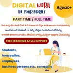 Work from home job for only Telugu people
