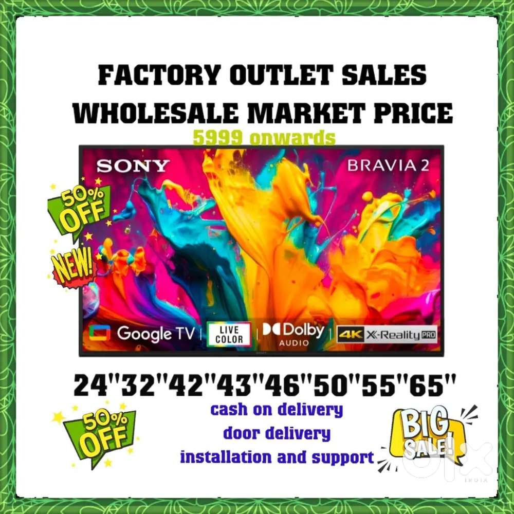 SONY TV MEGA SALES NEW BOX PRODUCTS WHOLESALE MARKET PRICE