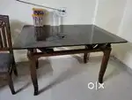 wooden dining table