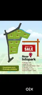 3,4,5 CENT RESIDENTIAL GATED PLOT SALE AT KAKKANAD EDACHIRA INFOPARK