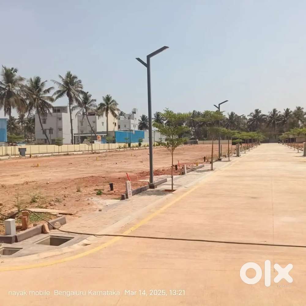 BBMP approved, compund wall,park, drinege bore well hifi amenities