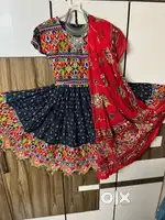 NAVRATRI CHANIYA CHOLI with OXIDE NECKLACE