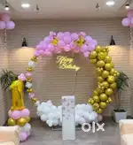 Balloon decoration & flower decoration