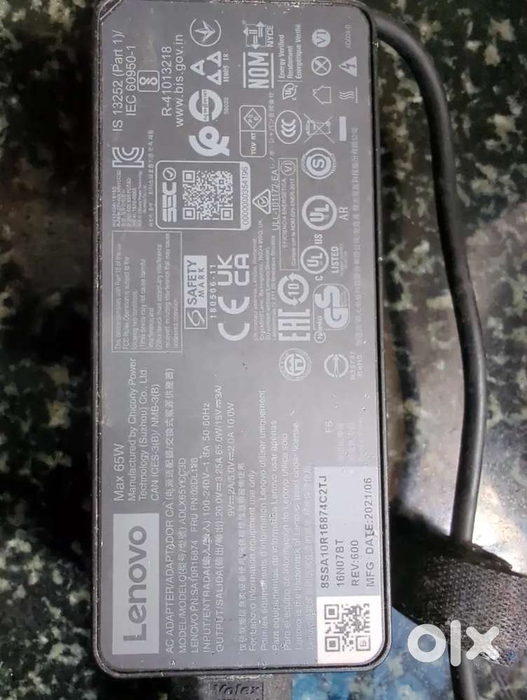 Lenovo 65W Standard AC Adapter (USB Type-C)