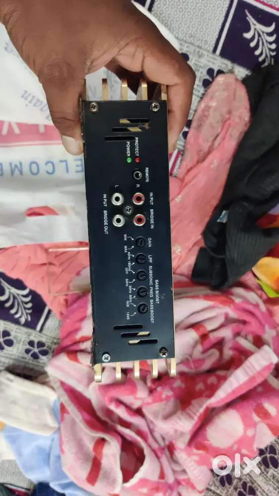 Dual subwoofer with mono amp