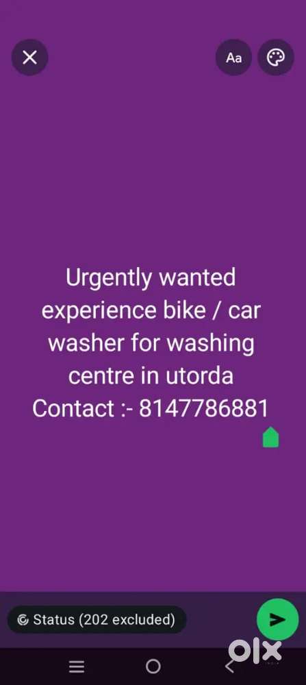 Wanted experience bike/ car washer