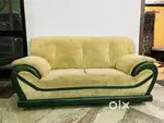 Want to sell my two sofas with glass table