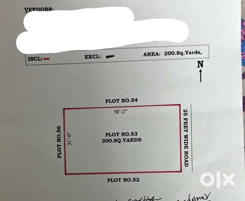 200 Sq Yards Plot For Sale in Mehboob Colony Moinabad