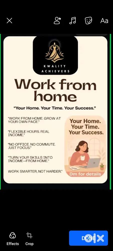 Work from home