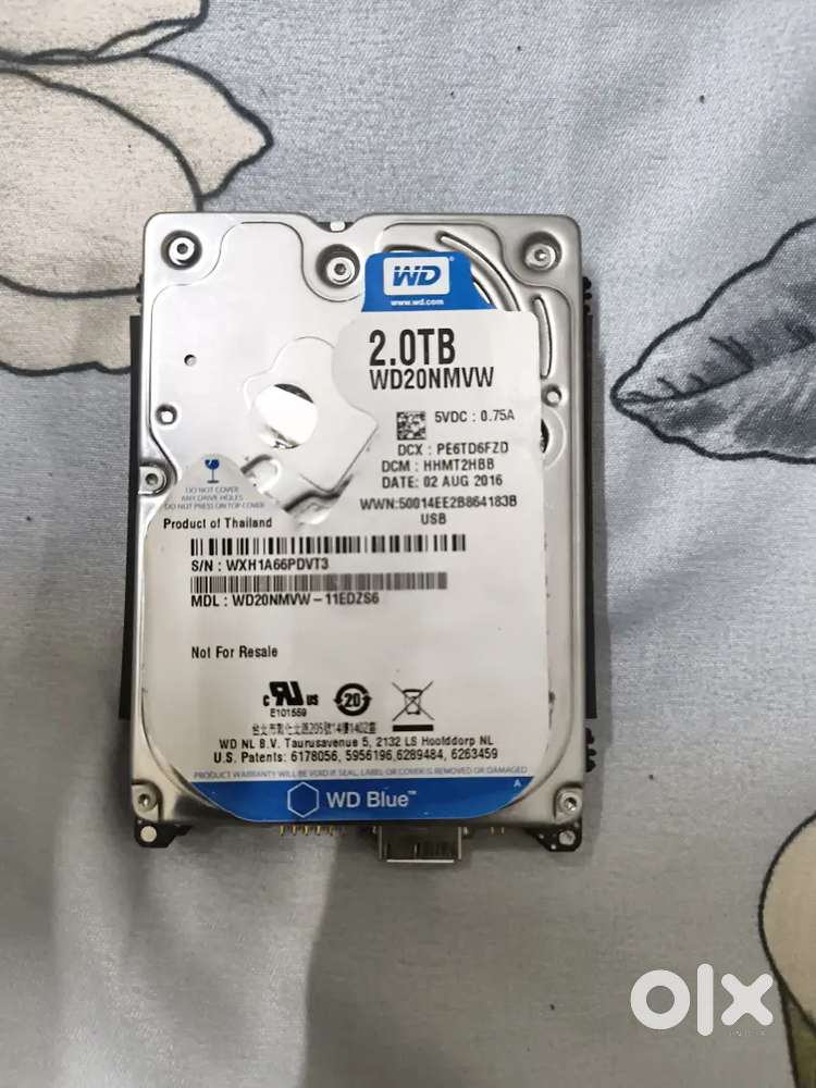 WD 2TB hard disk *working*
