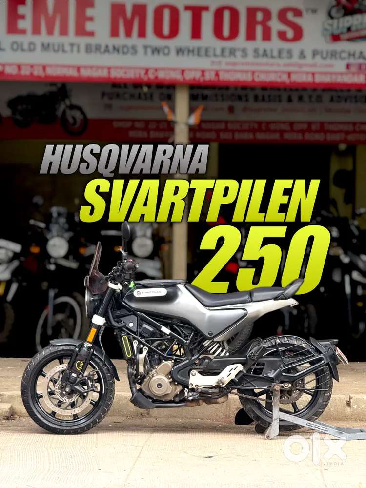 Husqvarna svartpilen 250 cc* ABS top model best cafe racer bike