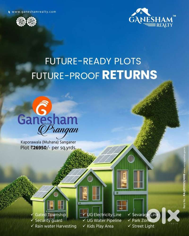 JDA rera approved geted township zero brokrage or no ragistry charge