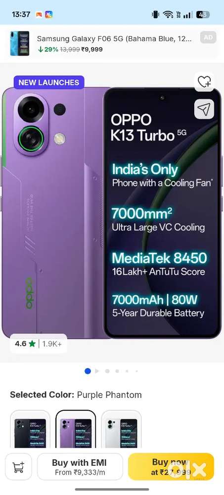 OPPO K13 Turbo