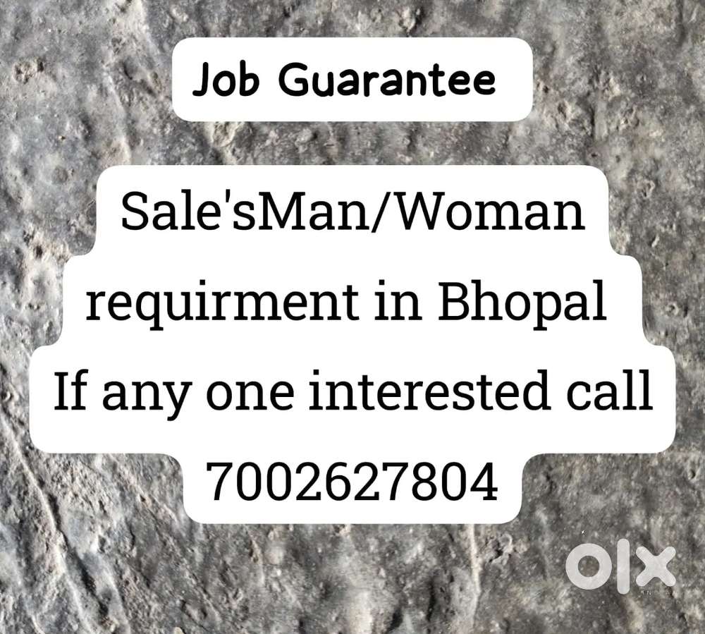 Sale's man required