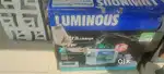 Luminous power inverter with battery and trolley