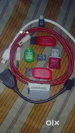 Best Combo of 2 Pendrive,1 Sd Card,3 SD Adapter,2 OTG&AUX CABLE & Many